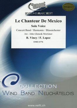 couverture Le Chanteur de Mexico Solo Voice Marc Reift