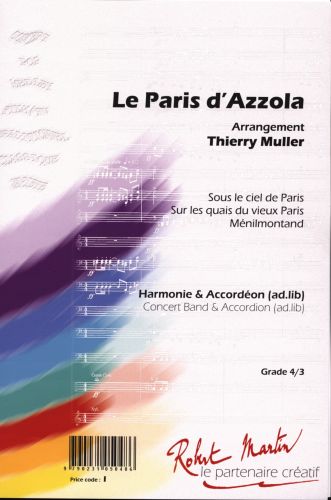 couverture Le Paris d'Azzolla (les Trois Titres) Martin Musique
