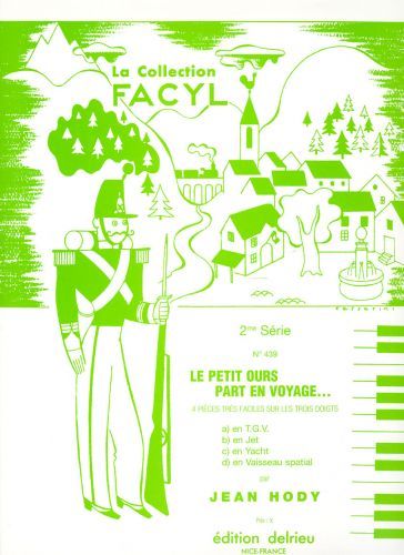 couverture Le petit ours part en voyage Delrieu