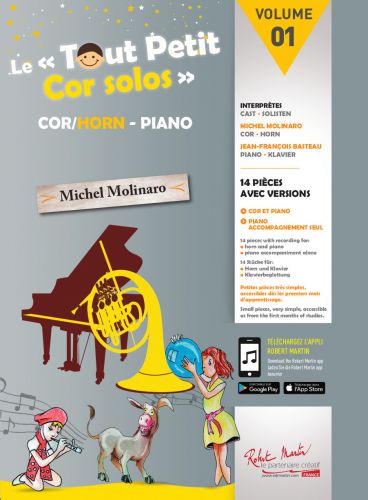 couverture LE TOUT PETIT COR SOLOS - Vol.01 Editions Robert Martin