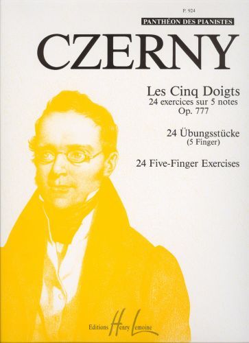 couverture Les 5 doigts Op.777 Editions Henry Lemoine