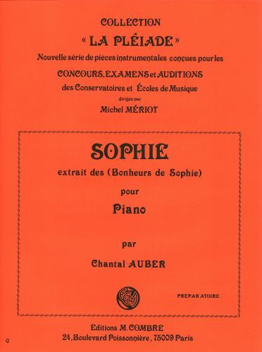couverture Les Bonheurs de Sophie : Sophie Combre