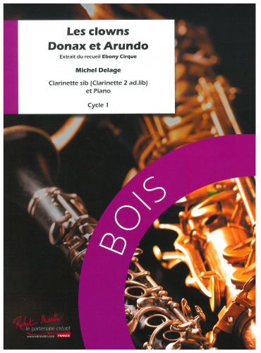 couverture Les clowns Donax et Arundo Editions Robert Martin