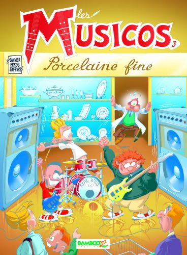 couverture Les Musicos Tome 3 Martin Musique