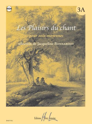 couverture Les Plaisirs du chant Vol.3A Editions Henry Lemoine