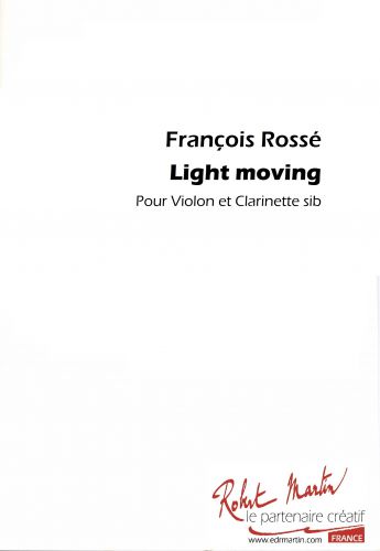 couverture LIGHT MOVING Editions Robert Martin