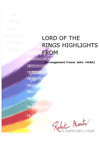 couverture Lord Of The Rings Highlights From Warner Alfred