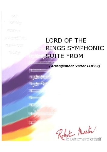 couverture Lord Of The Rings Symphonic Suite From Warner Alfred