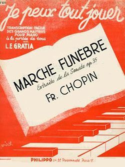 couverture Marche fun�bre de la Sonate Op.35 (JPTJ109) Combre
