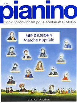 couverture Marche nuptiale - Pianino 62 Delrieu