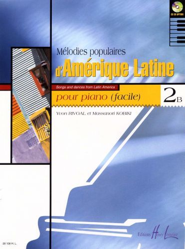 couverture M�lodies populaires d'Am�rique latine Vol.2B Editions Henry Lemoine