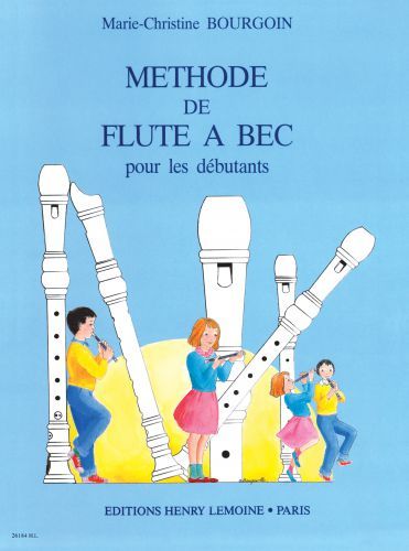 couverture Mthode de flte  bec Editions Henry Lemoine