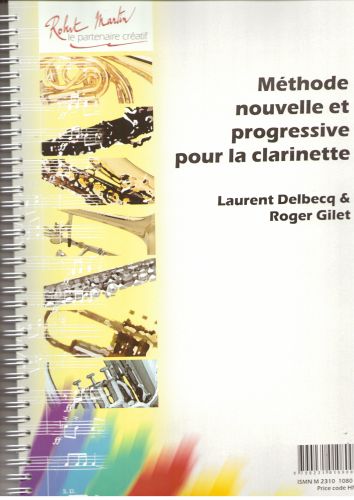 couverture Méthode Nouvelle et Progressive Pour la Clarinette Robert Martin