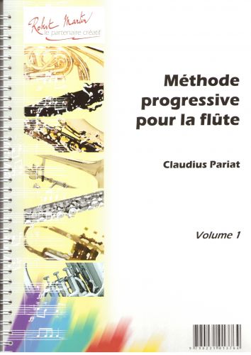 couverture Mthode Progressive Pour la Flte, les 2 Volumes Robert Martin