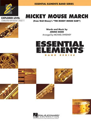 couverture Mickey Mouse March Hal Leonard