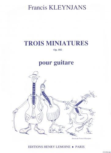 couverture Miniatures (3) Editions Henry Lemoine