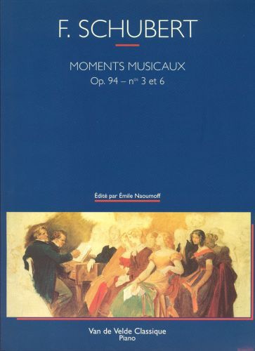 couverture Moments musicaux n3 et 6 Van de Velde