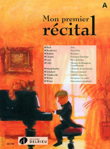 couverture Mon premier r�cital Vol.A Delrieu