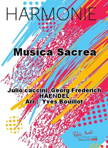 couverture Musica Sacrea Robert Martin