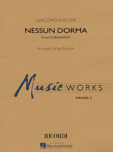 couverture Nessun Dorma Hal Leonard
