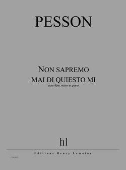couverture Non sapremo mai di quiesto mi Editions Henry Lemoine