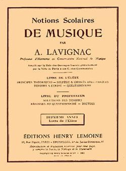 couverture Notions scolaires n°2 - élève Editions Henry Lemoine