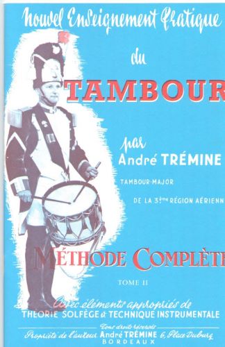 couverture Nouvel Enseignement Pratique du Tambour, Vol. 2 Martin Musique