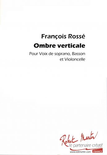 couverture Ombre verticale Editions Robert Martin