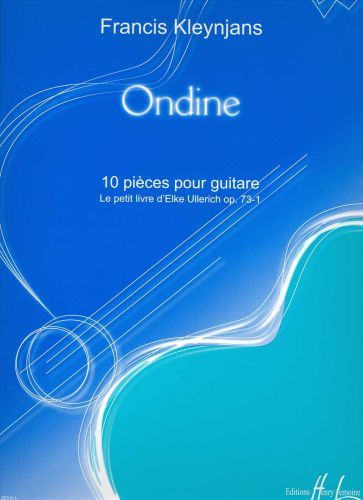 couverture Ondine Op.73-1 Editions Henry Lemoine