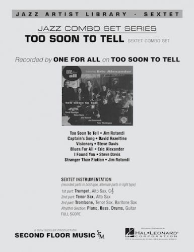 couverture One For All - Too Soon To Tell Combo Set Second Floor Music