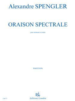 couverture Oraison spectrale Combre