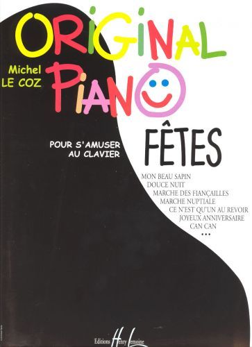 couverture Original piano fêtes Editions Henry Lemoine