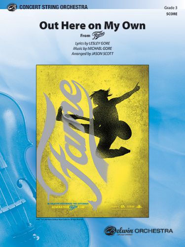 couverture Out Here on My Own (from the Motion Picture Fame) ALFRED