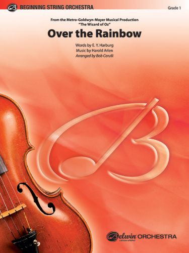 couverture Over the Rainbow Warner Alfred