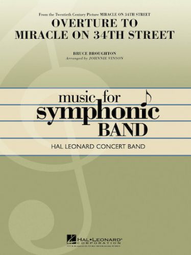 couverture Overture To Miracle On 34th Street Hal Leonard