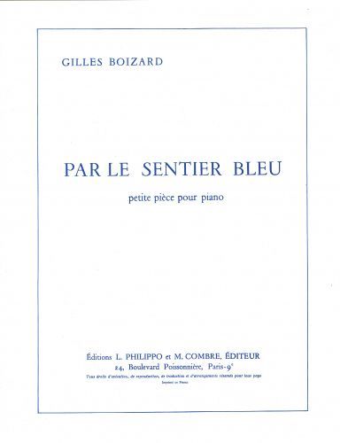couverture Par le sentier bleu Combre