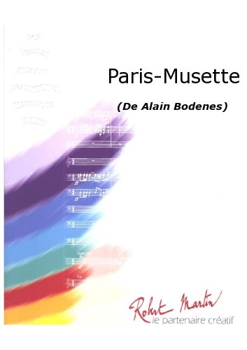 couverture Paris-Musette Accordéon Solo Robert Martin