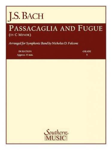 couverture Passacaglia And Fugue In C Minor Southern Music Company