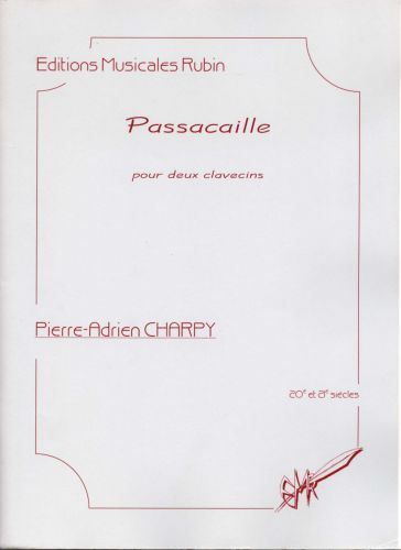 couverture Passacaille pour deux clavecins Martin Musique