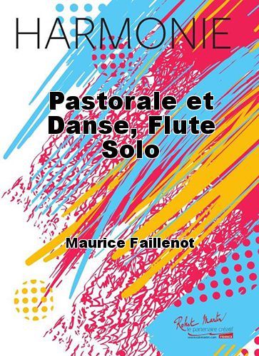 couverture Pastorale et Danse, Flute Solo Robert Martin