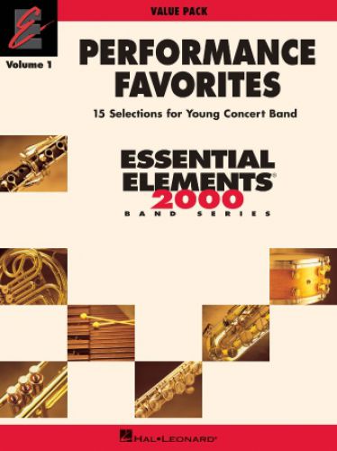 couverture Performance Favorites, Volume 1 Hal Leonard