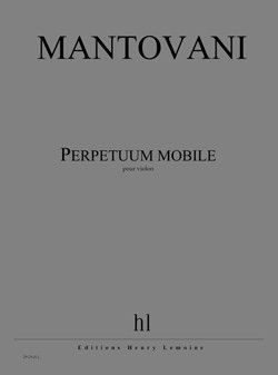 couverture Perpetuum mobile Editions Henry Lemoine