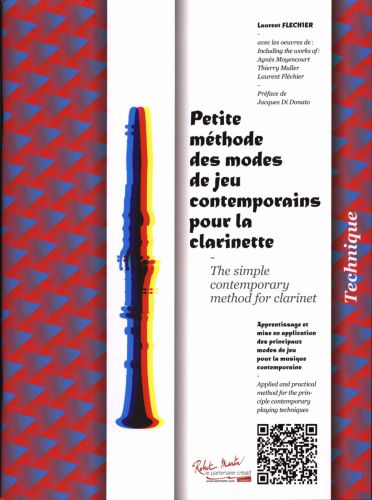 couverture Petite Methode des Modes de Jeu Contemporains Pour la Clarinette Robert Martin