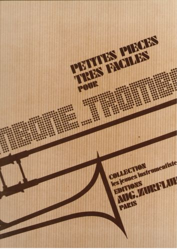 couverture Petite Pieces Tres Faciles Trombone Robert Martin