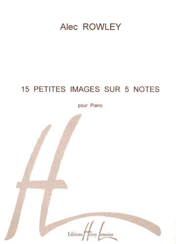 couverture Petites Images sur 5 notes (15) Editions Henry Lemoine