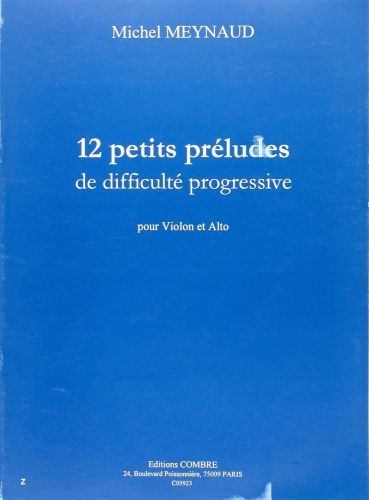 couverture Petits prludes (12) Combre