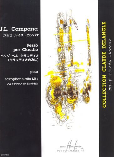 couverture Pezzo per Claudio Editions Henry Lemoine