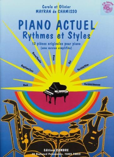 couverture Piano actuel (rythmes et styles) Combre