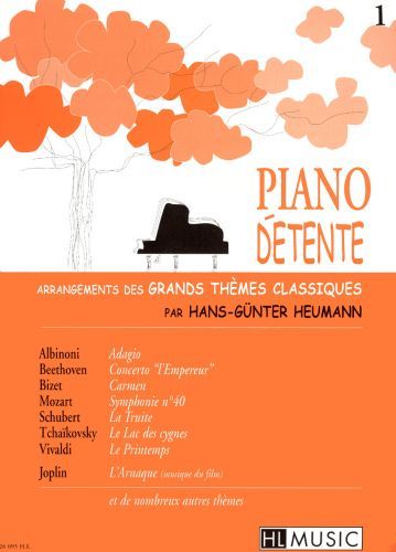 couverture Piano détente Vol.1 Editions Henry Lemoine