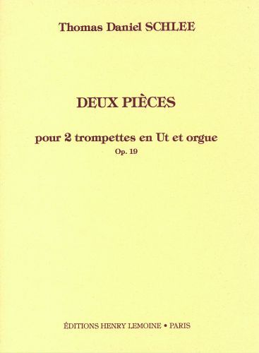 couverture Pièces (2) Op.19 Editions Henry Lemoine